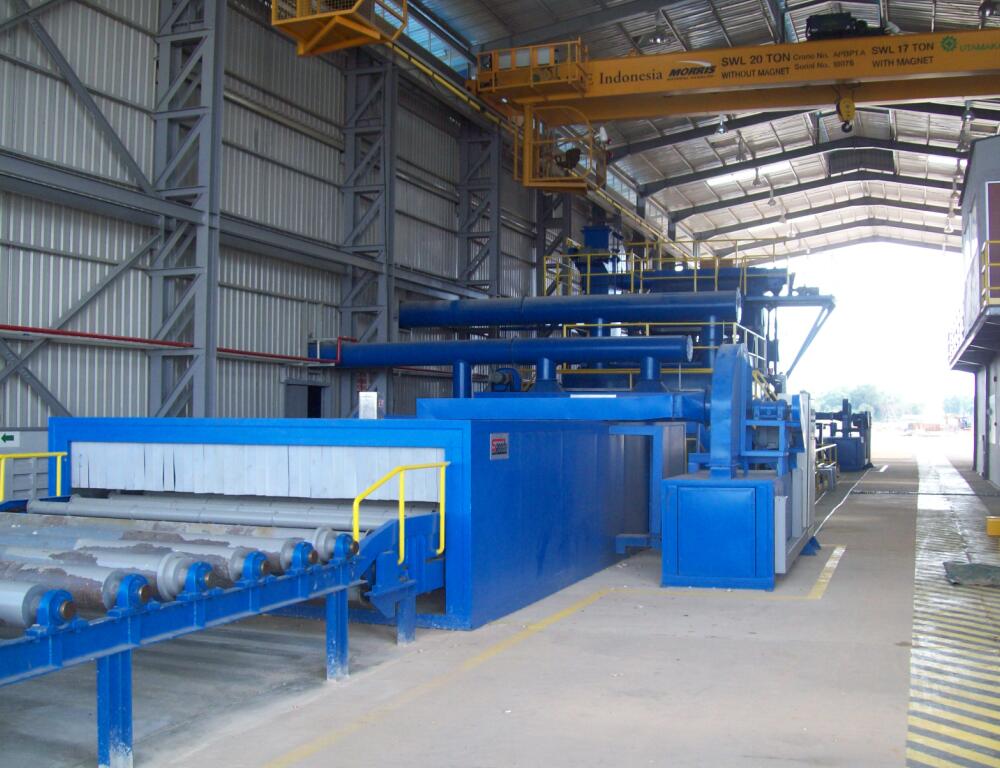 江蘇拋丸機除銹設備 2 鋼板預處理線 2